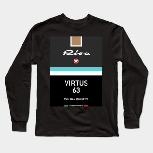 Riva Virtus Aquarama Classic Boat Italy Long Sleeve T-Shirt